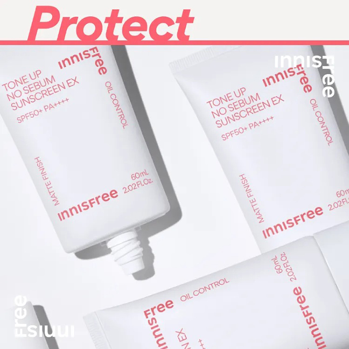 กันแดดโทนอัพ Innisfree Tone Up No Sebum Sunscreen SPF50+ PA++++ กันแดดโทนอัพ Innisfree Tone Up No Sebum Sunscreen SPF50+ PA++++