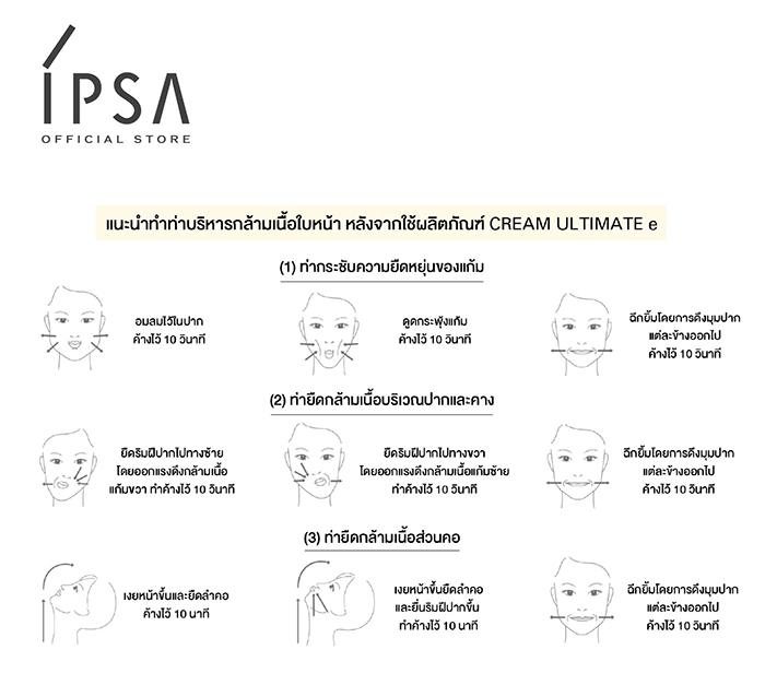 ครีมบำรุงผิวหน้า IPSA Cream Ultimate e