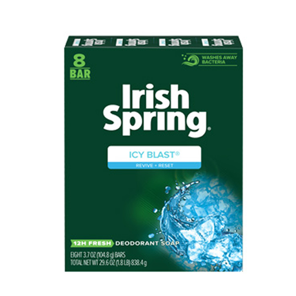 Irish Spring Icy Blast Bar Soap 