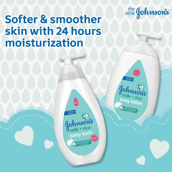 Johnson & Johnson Milk   Rice Baby Bath