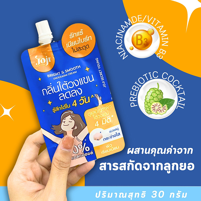 ครีมบำรุงผิวใต้วงแขน Joji Secret Young Bright & Smooth Underarm Cream