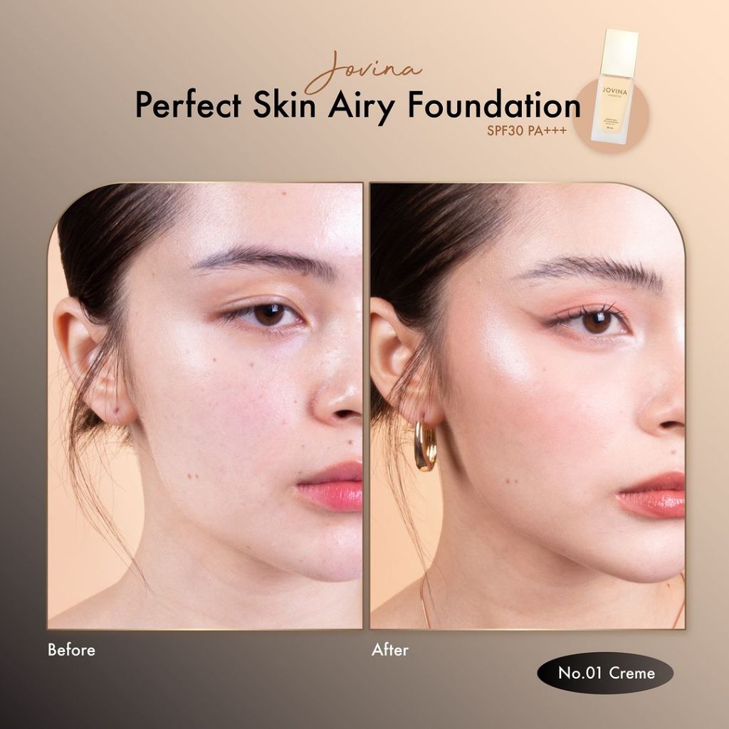 รองพื้น Jovina Perfect Skin Airy Foundation SPF30 PA+++