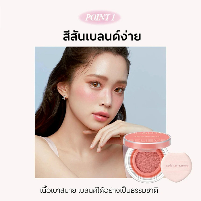 คุชชั่นบลัช JUNGSAEMMOOL Artist Cushion Blush
