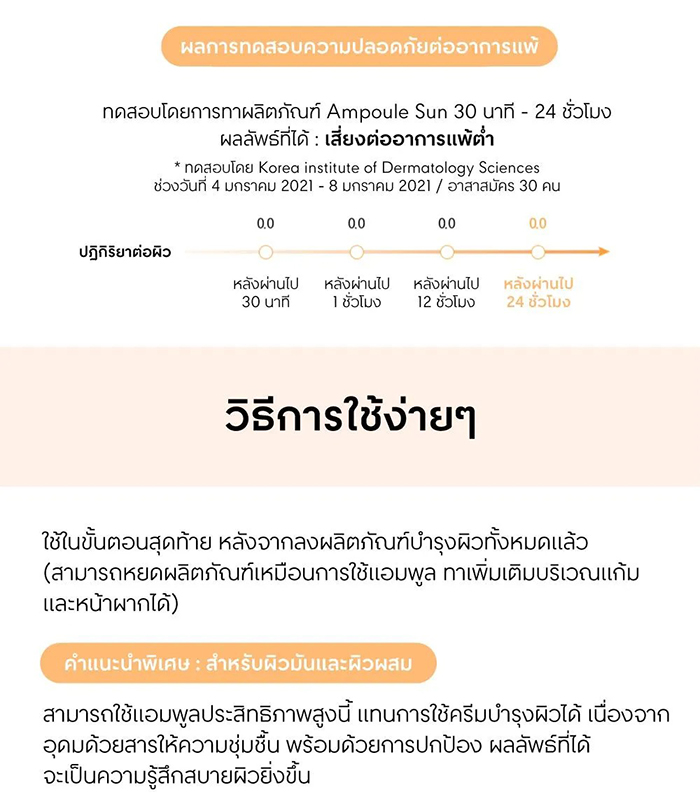 กันแดดแอมพูล Jung Saem Mool Masterclass Ampoule Sun SPF50+ PA++++