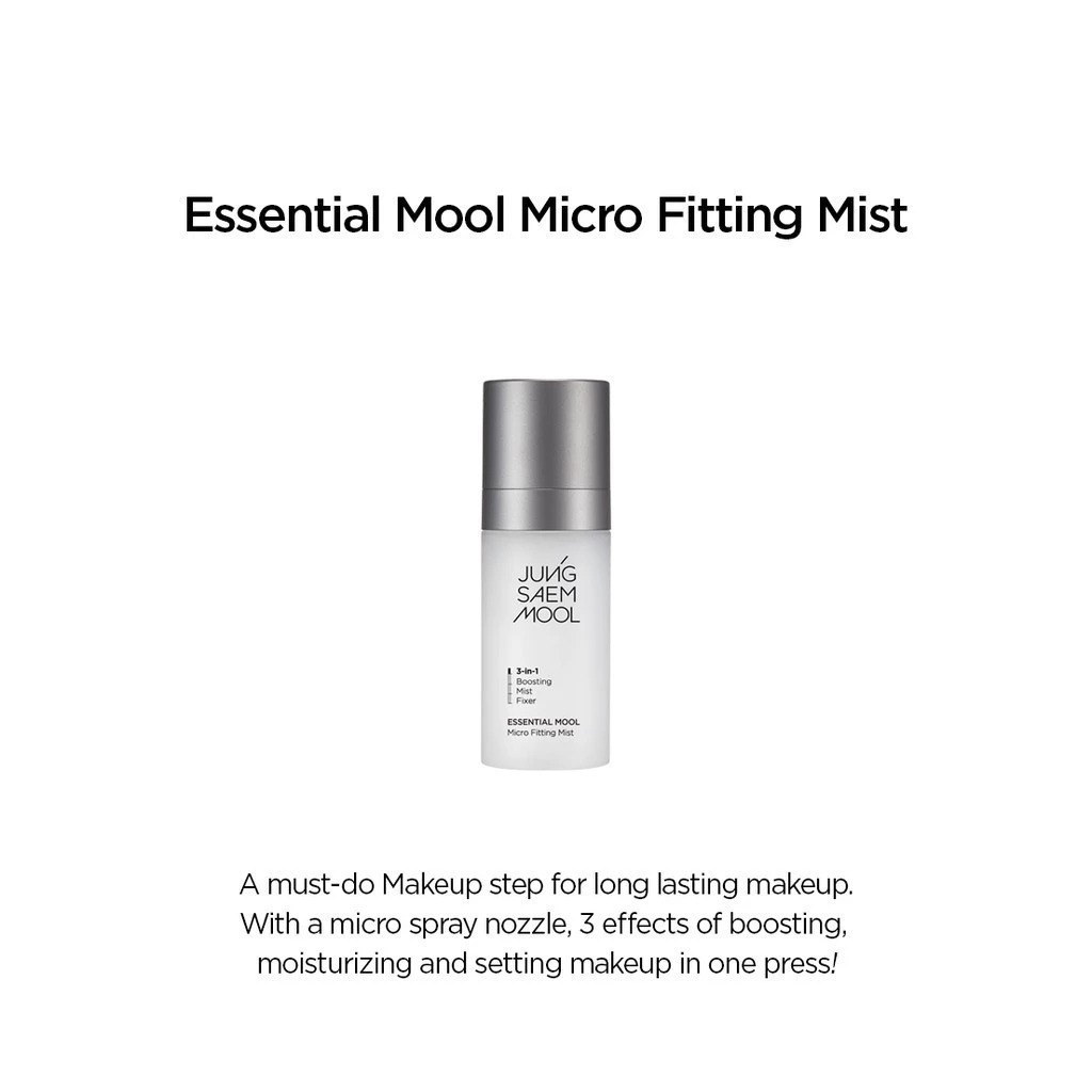 สเปร์ยน้ำแร่ Jung sae mool Essential Mool Micro Fitting Mist