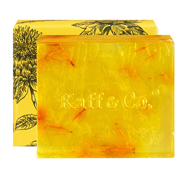 สบู่ก้อนอาบน้ำ Kaff & Co. Safflower & Cica Soothing Soap Bar