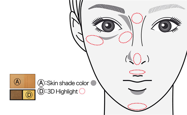 อายแชโดว์ Kate 3D Produce Shadow