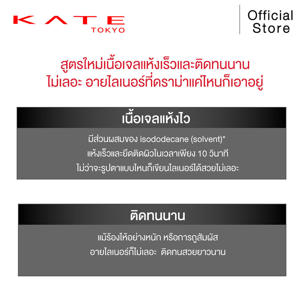 อายไลน์เนอร์ดินสอ Kate Fit Rare Gel Pencil Liner N