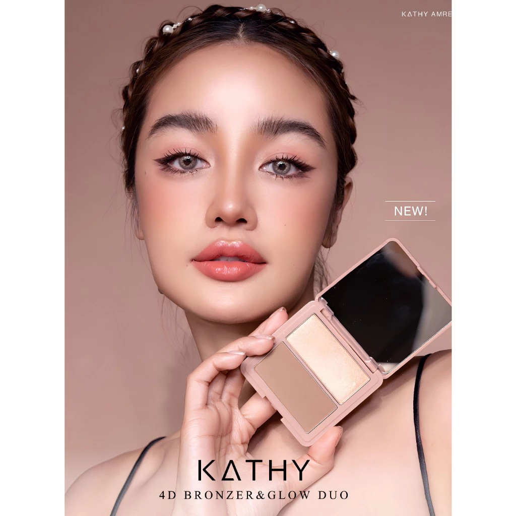 บรอนเซอร์ Kathy Amrez 4D Bronzer & Glow Duo