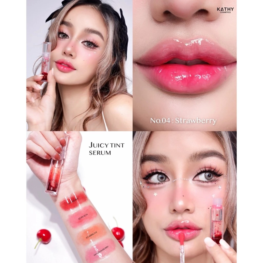 ลิปทินท์เซรั่ม Kathy Amrez Juicy Tint Serum