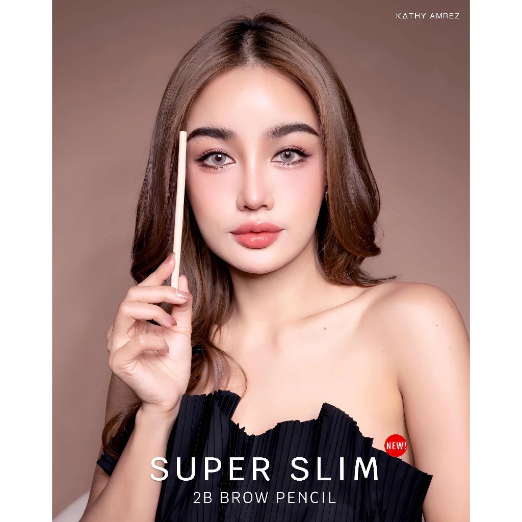 ดินสอเขียนคิ้ว Kathy Amrez Super Slim 2B Eyebrow