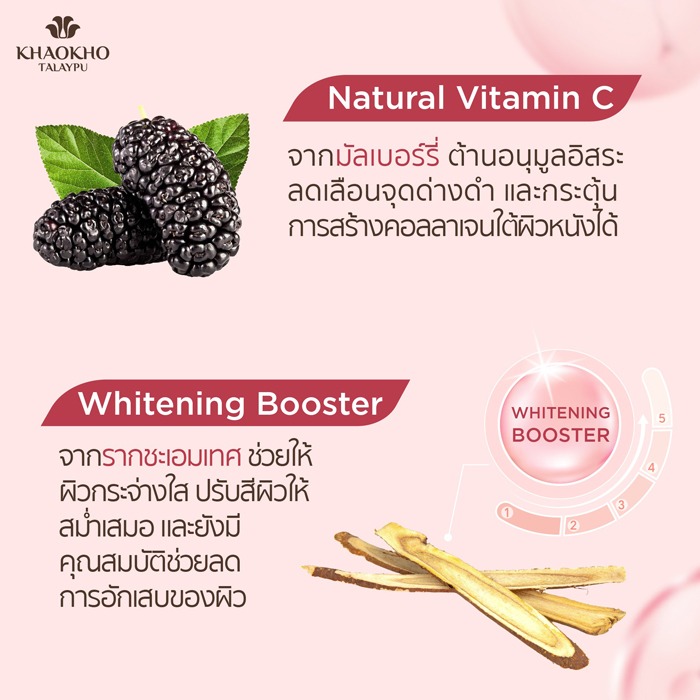 เซรั่มหน้าใส Khaokho Talaypu Natural Tamarind Super Serum