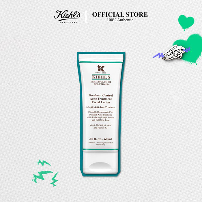 โลชั่นทาหน้า Kiehl's Breakout Control Blemish Treatment Facial Lotion