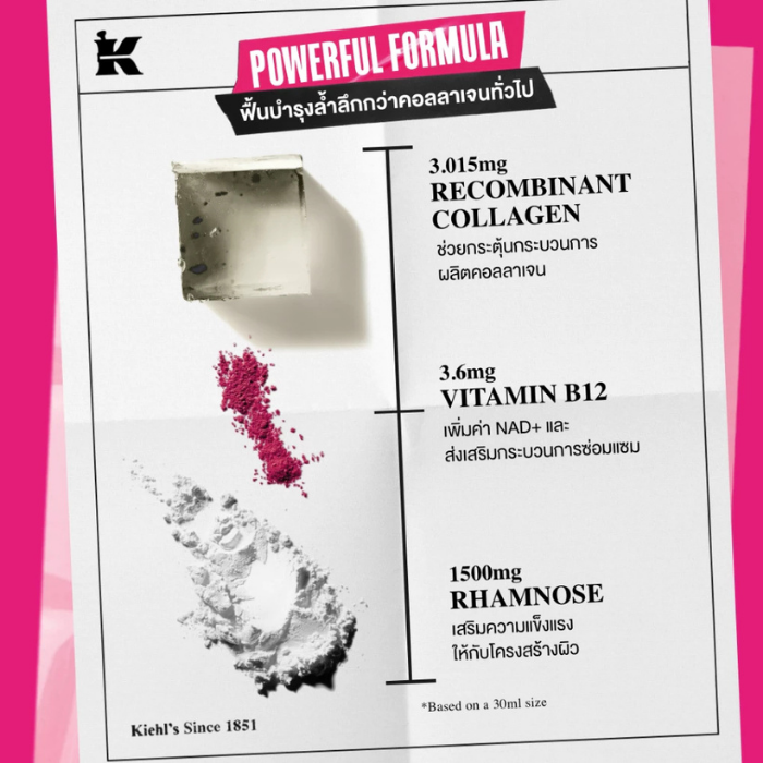 เซรั่มคอลลาเจน Kiehl's 1CC* Collashot Plump Serum เซรั่มคอลลาเจน Kiehl's 1CC* Collashot Plump Serum