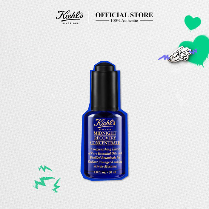 ออยล์บำรุงผิวหน้า Kiehl's Midnight Recovery Concentrate