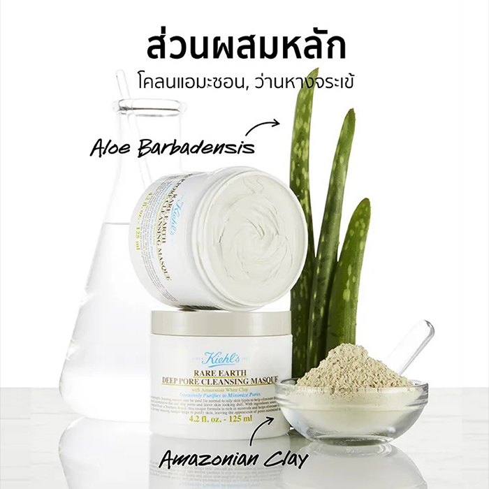 มาส์ก Kiehl's Rare Earth Deep Pore Cleansing Mask