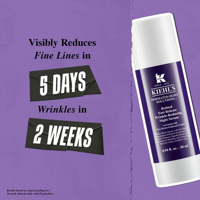 เซรั่ม Kiehl's Retinol Fast Release Wrinkle-Reducing Night Serum