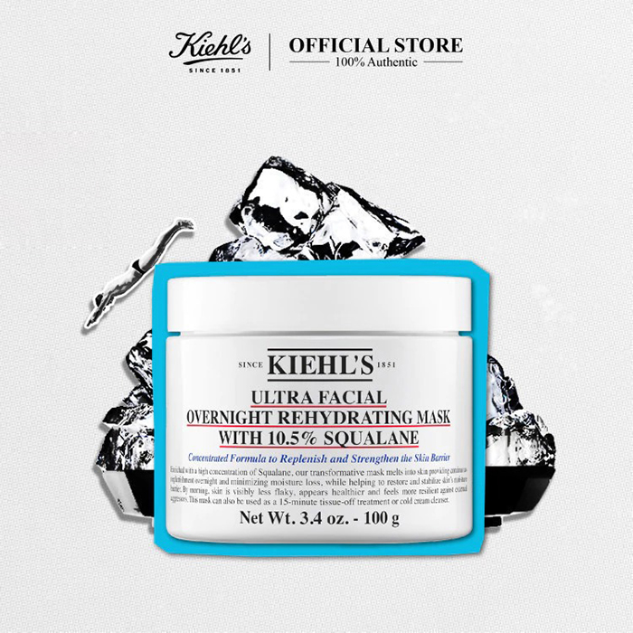 มาส์ก Kiehl's Ultra Facial Overnight Rehydrating Mask with 10.5% Squalane