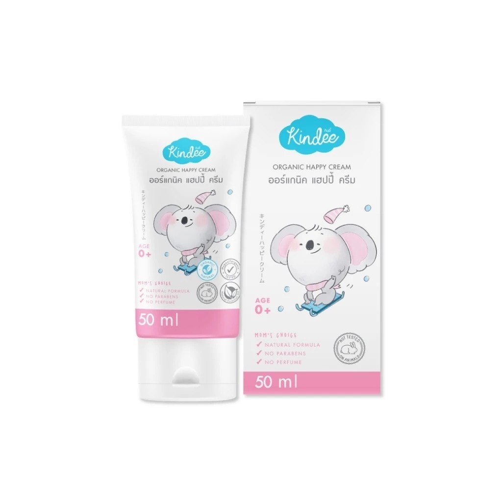 ครีมบำรุงผิว Kindee Kids Organic Happy Cream