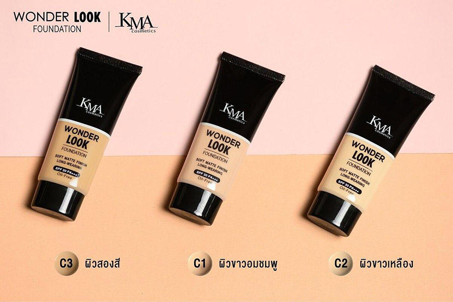 รองพื้น KMA Wonder Look Foundation SPF30/PA   