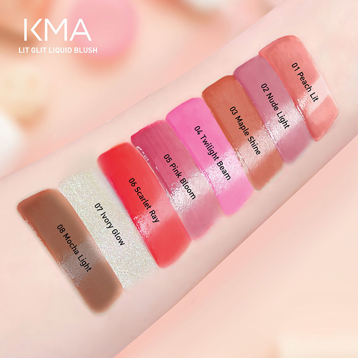 บลัชออน KMA Lit Glit Liquid Blush