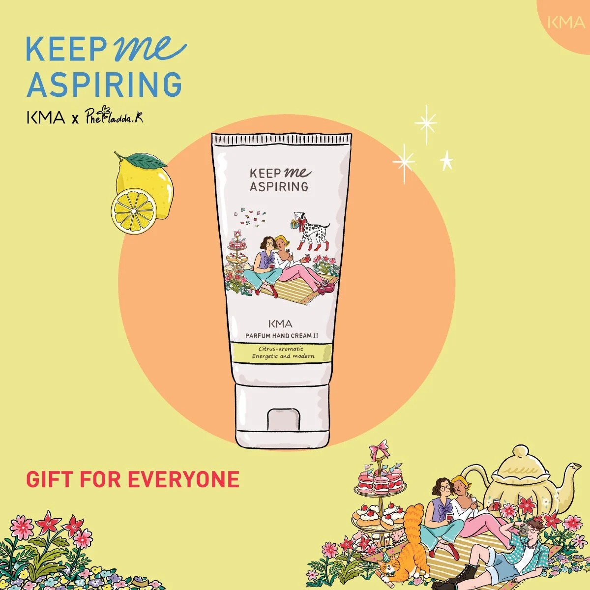 ครีมทามือ KMA Perfume Hand Cream