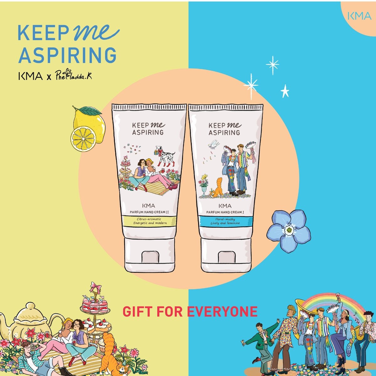 ครีมทามือ KMA Perfume Hand Cream