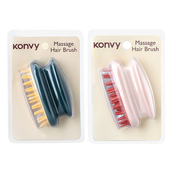 แปรงนวดศีรษะ Konvy Massage Shampoo Hair Brush แปรงนวดศีรษะ Konvy Massage Shampoo Hair Brush