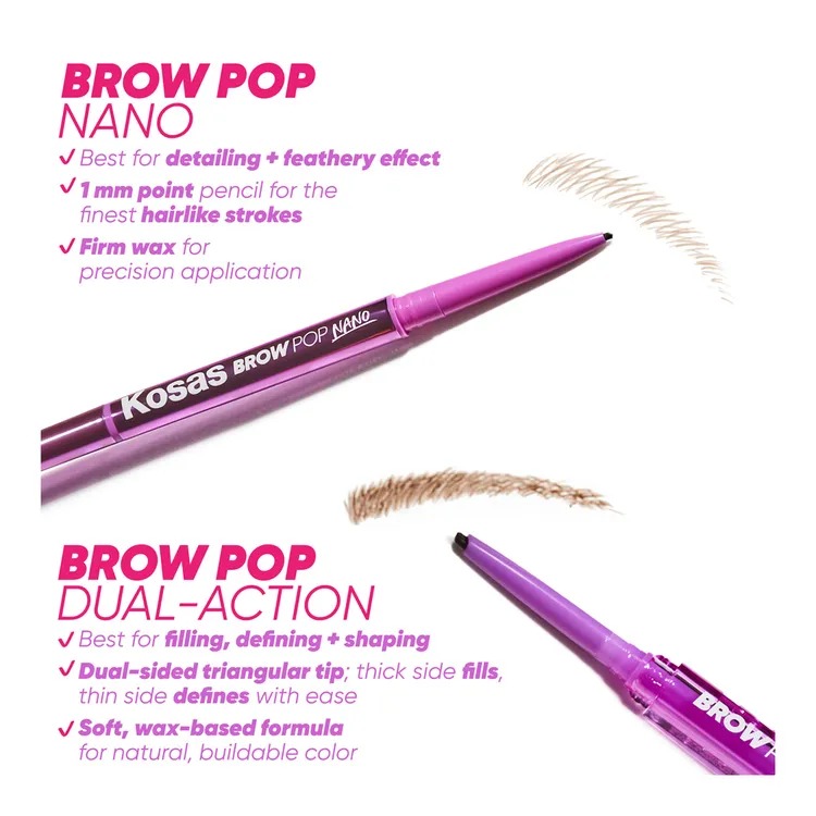 ดินสอเขียนคิ้ว Kosas Brow Pop Dual-Action Defining Pencil