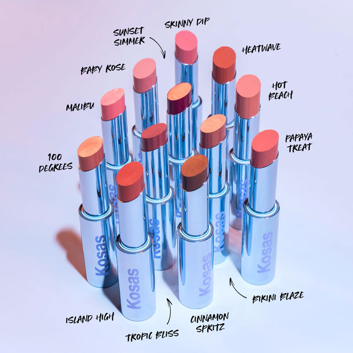 ลิปสติก Kosas Wet Stick Moisturizing Shiny Sheer Lipstick
