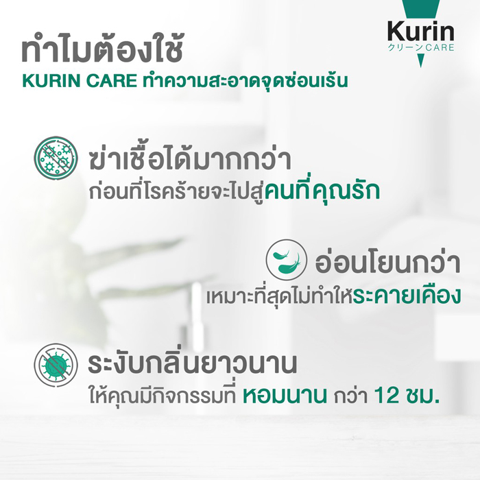 เจลทำความสะอาดจุดซ่อนเร้น Kurin Care Gentle Care For Men