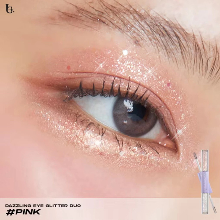 อายแชโดว์ LA GLACE Dazzling Eye Glitter Duo 