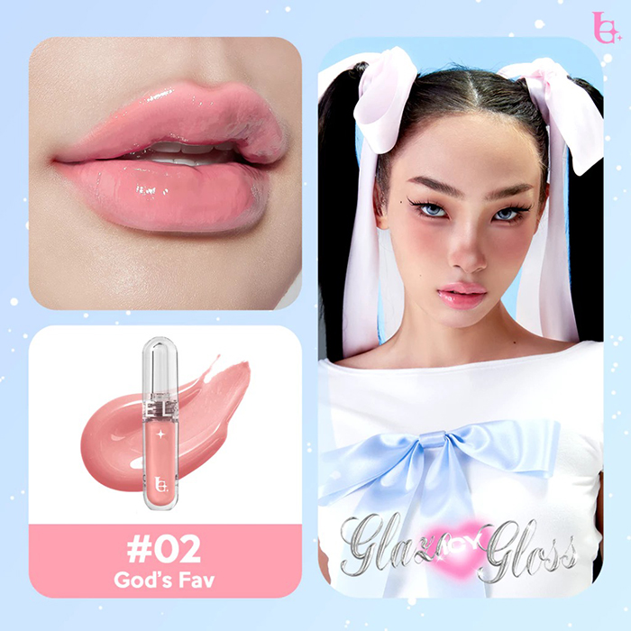 ลิปกลอส LA GLACE Icy Glaze Gloss