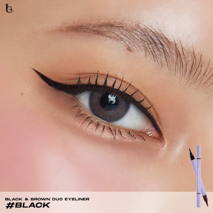 อายไลเนอร์ LA GLACE Ideal Black & Brown Duo Eyeliner