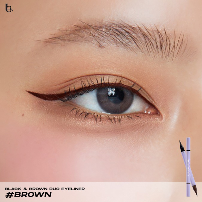 อายไลเนอร์ LA GLACE Ideal Black & Brown Duo Eyeliner