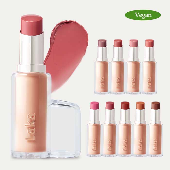 ลิปเนื้อโกลว์ Laka Bonding Glow Lipstick