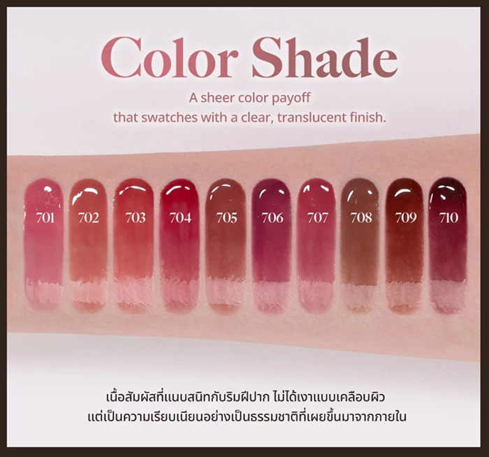 ลิปสติก Laka Fruity Lip Glotioner