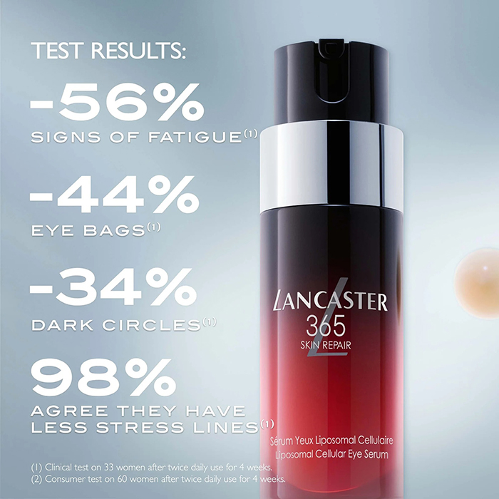 เซรั่มบำรุงรอบดวงตา LANCASTER 365 Skin Repair Liposomal Cellular Eye Serum เซรั่มบำรุงรอบดวงตา LANCASTER 365 Skin Repair Liposomal Cellular Eye Serum