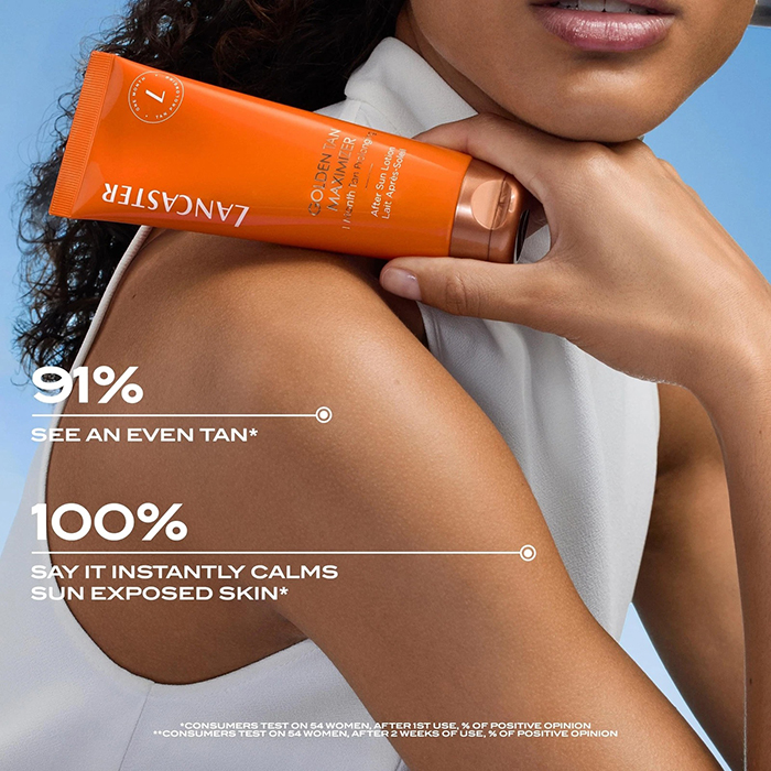 โลชั่นบำรุงผิวแทนหลังออกแดด LANCASTER Golden Tan Maximizer After Sun Lotion