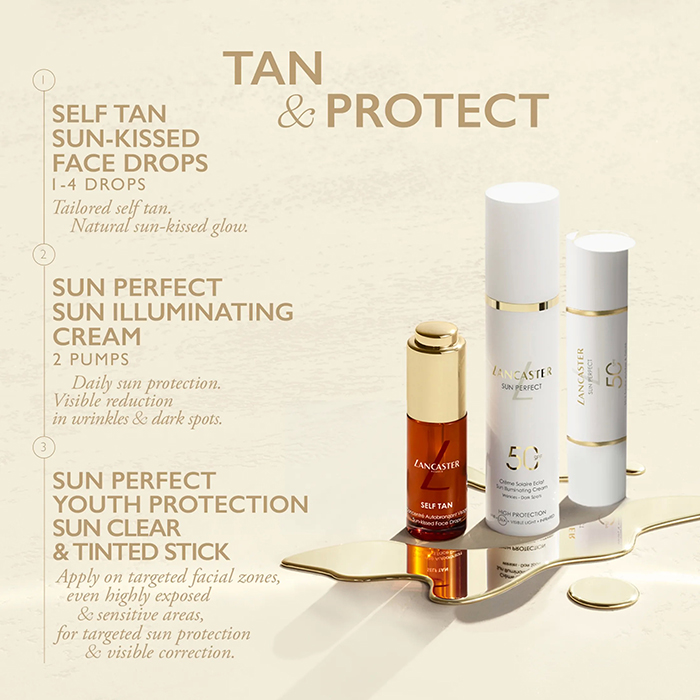 กันแดดสติ๊ก LANCASTER Sun Perfect Clear & Tinted Stick SPF50