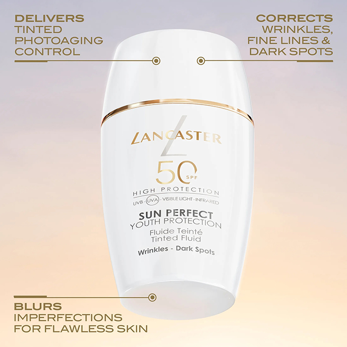 ทิ้นท์กันแดด LANCASTER Sun Perfect Tinted Fluid SPF50 ทิ้นท์กันแดด LANCASTER Sun Perfect Tinted Fluid SPF50