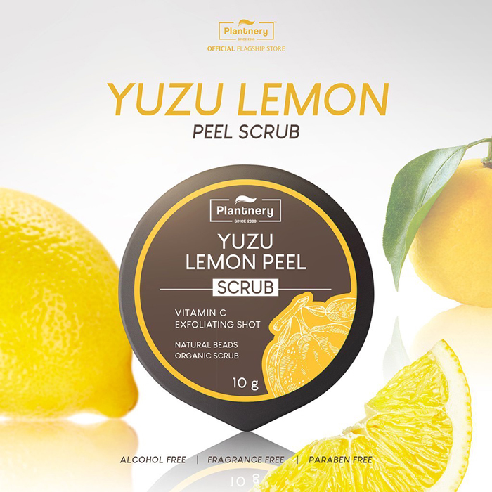 สครับ Plantnery Yuzu Lemon Peel Scrub