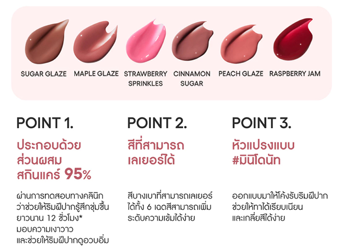 ลิปทินท์เนื้อกลอส Laneige Glaze Craze Tinted Lip Serum
