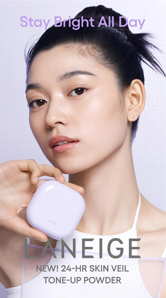 แป้งฝุ่น Laneige Skin Veil Tone Up Powder