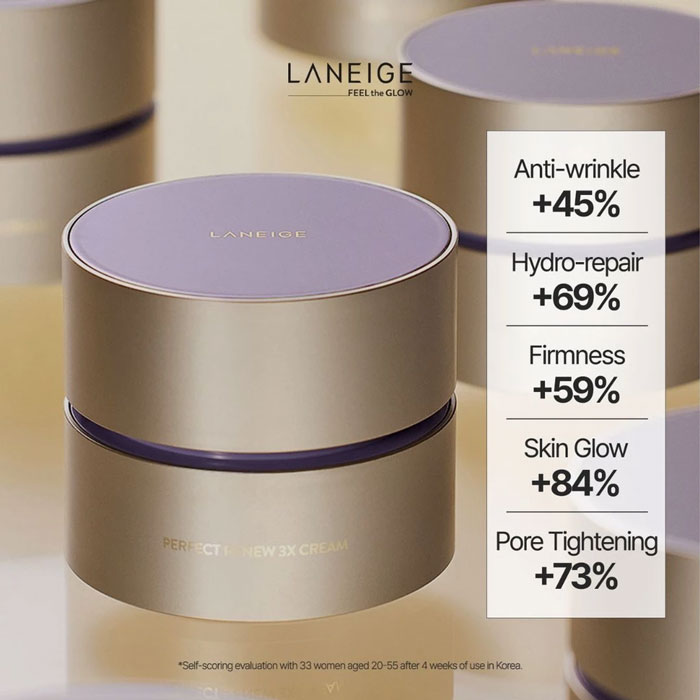 ครีมบำรุงผิวหน้า Laneige Perfect Renew 3X Cream