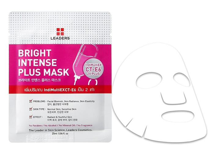 แผ่นมาส์กหน้า Leaders Intense Plus Mask แผ่นมาส์กหน้า Leaders Intense Plus Mask