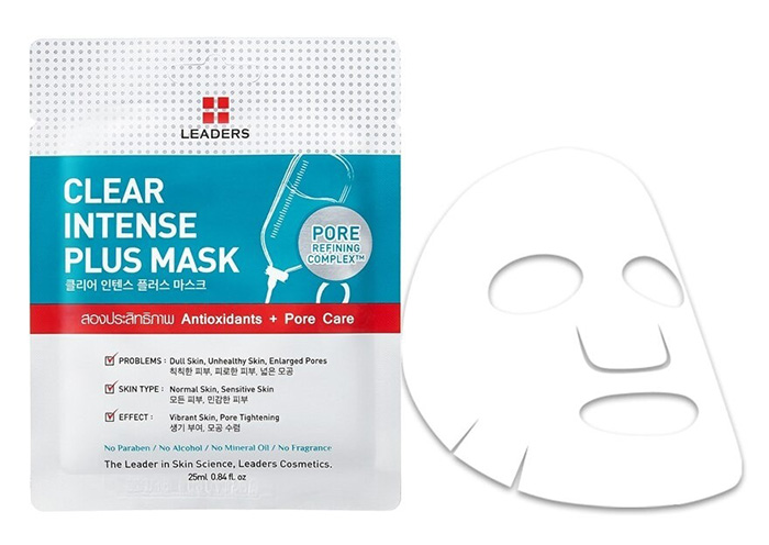 แผ่นมาส์กหน้า Leaders Intense Plus Mask แผ่นมาส์กหน้า Leaders Intense Plus Mask