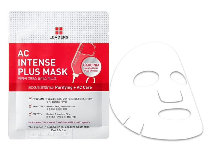 แผ่นมาส์กหน้า Leaders Intense Plus Mask แผ่นมาส์กหน้า Leaders Intense Plus Mask