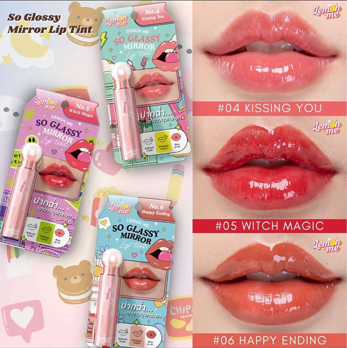 ลิปทินท์ LEMON ME  So Glassy Mirror Lip Tint