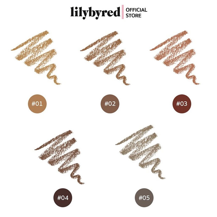 ดินสอเขียนคิ้ว Lilybyred Hard Flat Brow Pencil